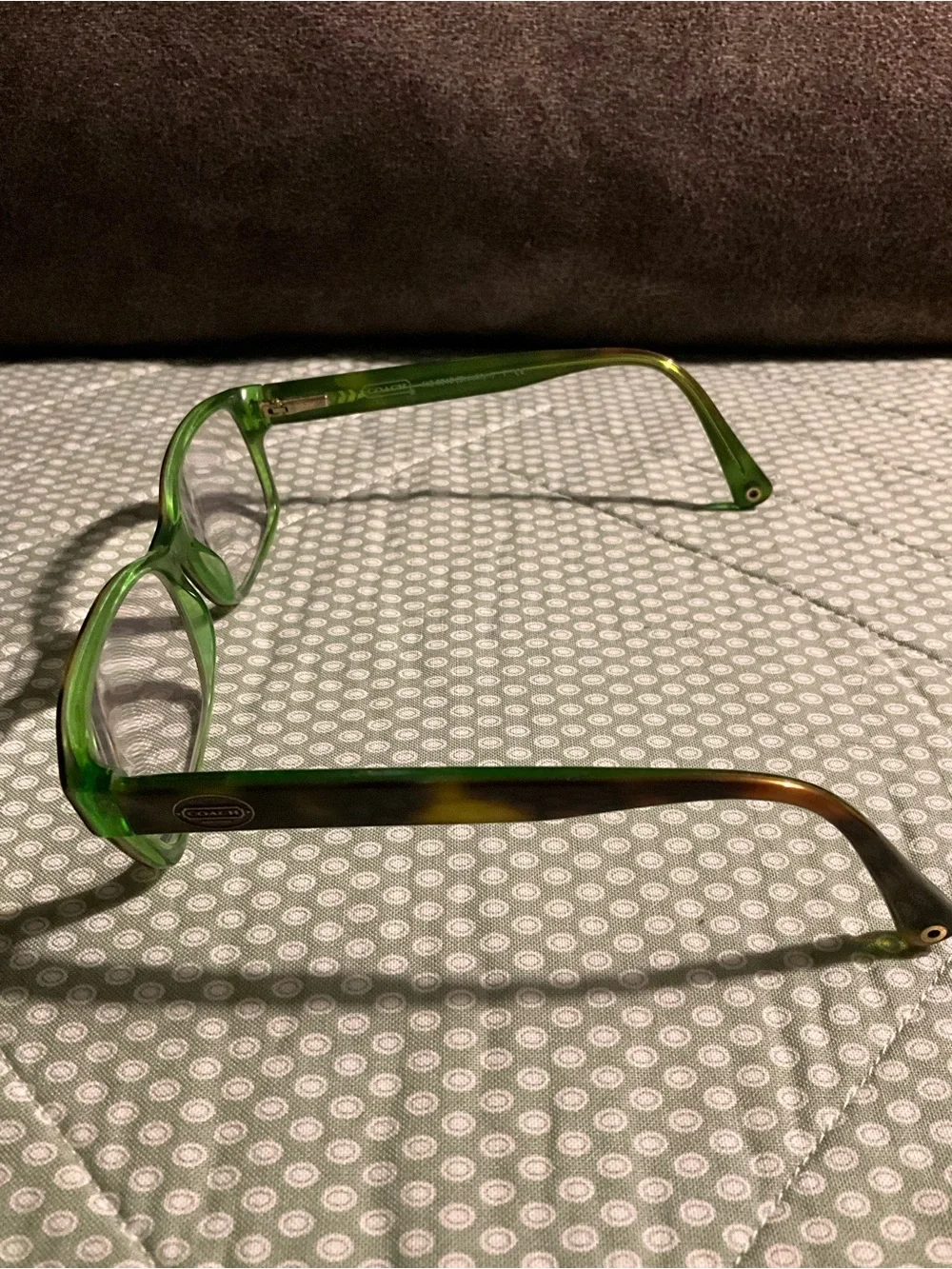 Coach Green Square Eyeglass Frame